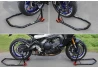 SEFIS D18 moto stojan predný a zadný set - čierný – trn / 2v1