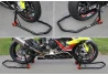 SEFIS D18 univerzálny predný moto stojan - čierný