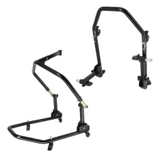 SEFIS D20U sklopné pojazdné stojany set zadné a predné do krku riadenia