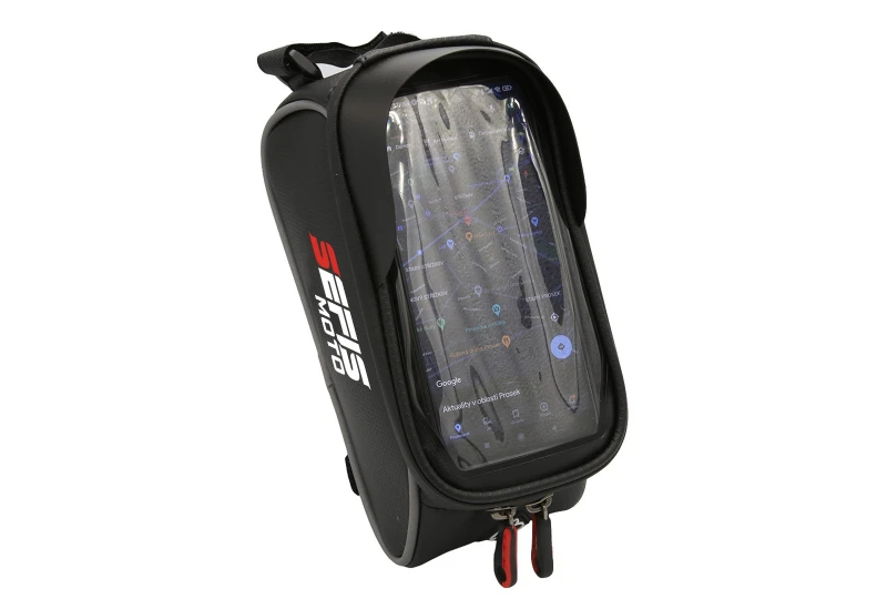 SEFIS D2 vodeodolný držiak telefónu na bicykel s vreckom 