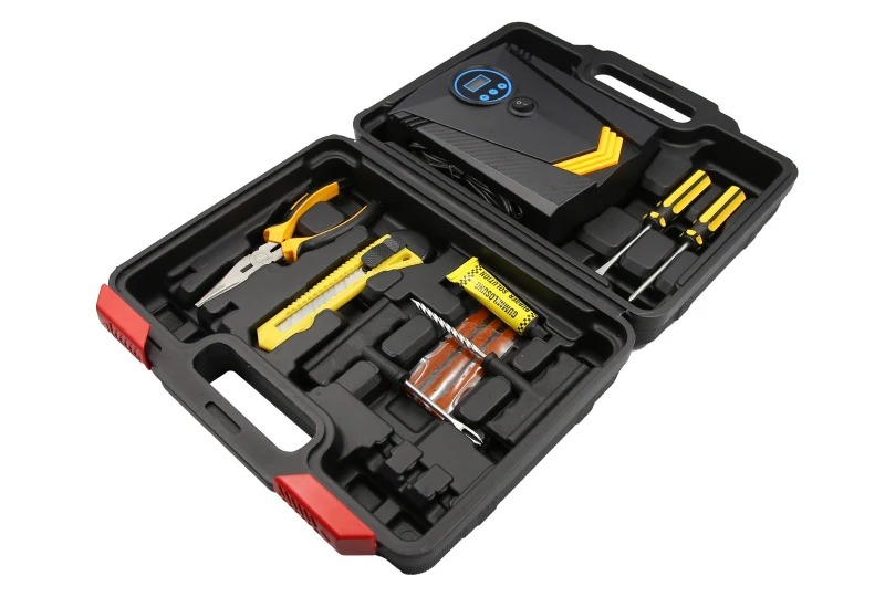 Sefis KIT sada na opravu bezdušových pneumatík s kompresorom pre auto