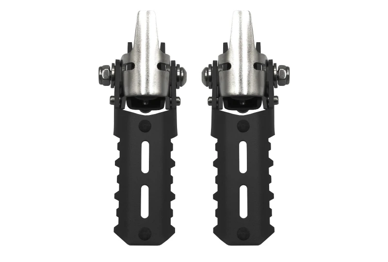 SEFIS prídavné stúpačky na rám 22-25mm čierné pre motocykel