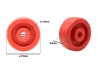 SEFIS Plastové kolečko Ø70mm červené 