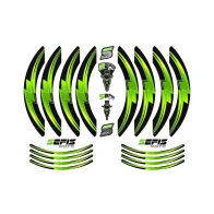 SEFIS PREMIUM ST 1 dvojdielne polepy na kolesá - zelená