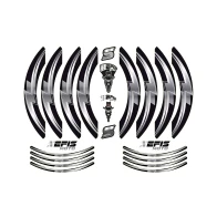 SEFIS PREMIUM ST 1 dvojdielne polepy na kolesá - šedá