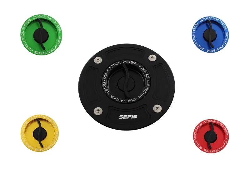 SEFIS Quick viečko nádrže Suzuki 4 otvory pre motocykel