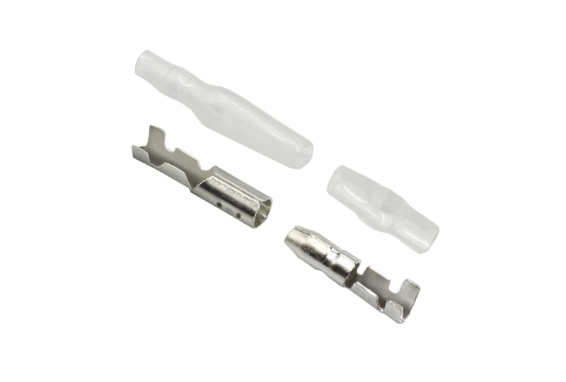 SEFIS set Faston - kulatý konektor 4mm s izoláciou - samec a samice - 10 ks pre motocykel