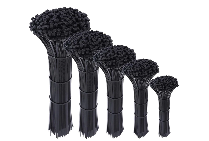 SEFIS sada sťahovacích pásek 250ks čierna pre domácnosť