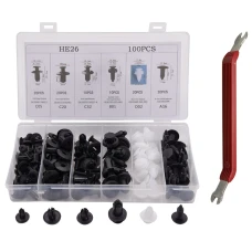 SEFIS sada plastových skrutiek 6-10mm 100ks + kľúč