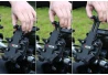 SEFIS SPINE T celokovový outdoor držiak s objímkou a anti-otrasovým adaptérem pre BMW R1200GS