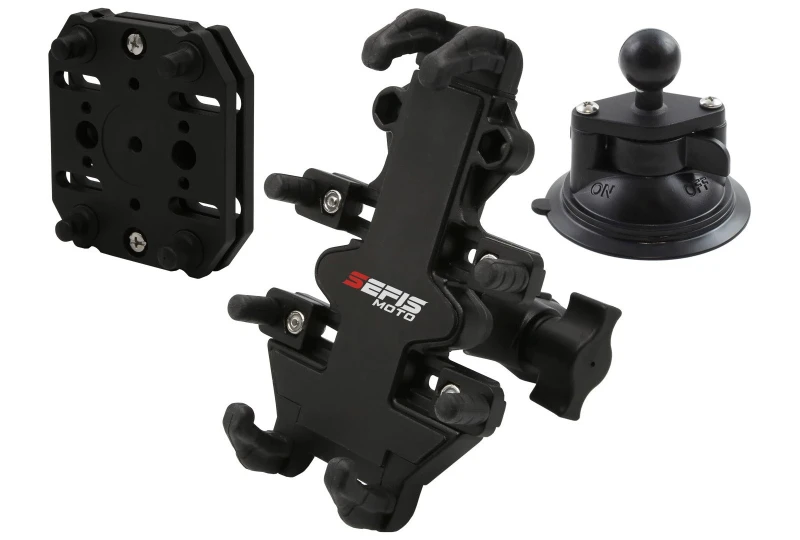 SEFIS Spine držiak na telefón s prísavkou a anti-otrasovým adaptérem do auta pre motocykel