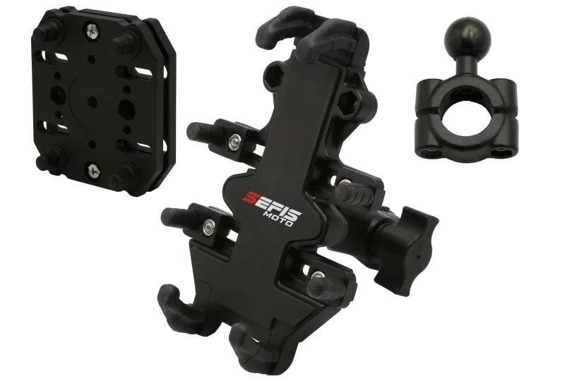 SEFIS Spine R držiak telefónu na hrazdu s anti-otrasovým adaptérem pre motocykel