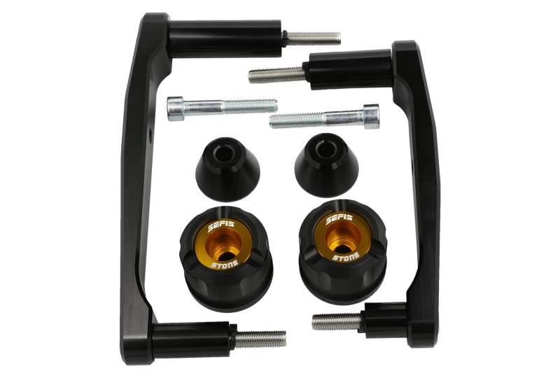 SEFIS STONE padacie protektory Kawasaki Z900 2017-2025 zlatá pre motocykel