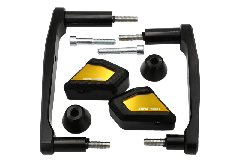 SEFIS TECH padacie protektory Kawasaki Z900 2019-2025 zlatá pre motocykel