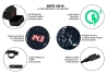 SEFIS UN10 1x USB-A a 1x USB-C  nabíjačka / zásuvka s voltmetrom stavu moto batérie pre motocykel