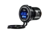 SEFIS USB-C PD 45W + USB-A QC3.0 18W rychlonabíjačka - zásuvka pre motocykel