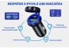 SEFIS Z6 2x USB zásuvka - autonabíjačka 30W USB-A a USB-C Kovová
