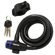SEFIS zámok s oceľovým lanom 1,8m 12mm