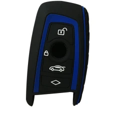Silikónový obal na kľúčik BMW F10 F20 F30 Z4 X1 X3 X4 M1 M2 M3 1 2 3 5 7  Modrý