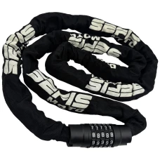 SEFIS kombinačný zámok s reťazou 8mm 2M