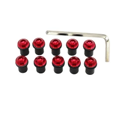 Skrutky do plexi červená