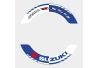 SEFIS dvojdielne polepy na kolesá SUZUKI GSX-R 750 pre motocykel
