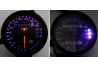 SEFIS mechanický analógový tachometer na motocykel retro 200 čierny pre motocykel