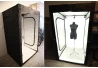 SEFIS LED svetelný fotostan - fotobox 200 x 120 x 100 cm pre domácnosť