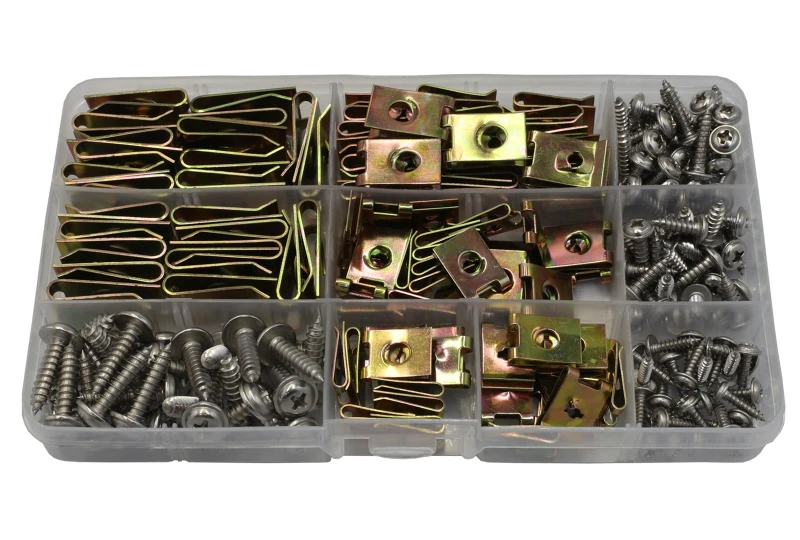 SEFIS sada podložiek so závitom a skrutkami M5 M4 M3 200ks pre motocykel