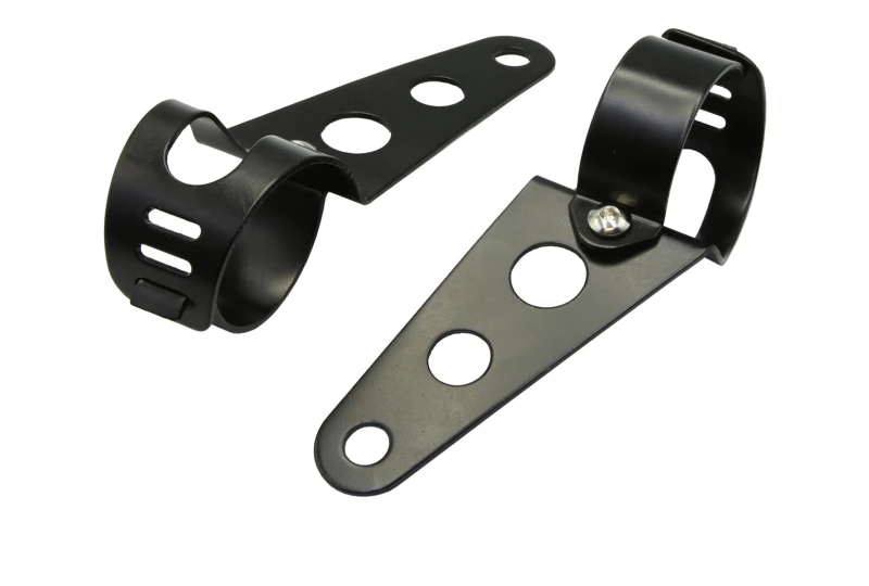 SEFIS univerzálny držiak svetla 39-52mm čierna pre motocykel