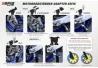 SEFIS D18 zadný moto stojan - čierný pre Honda CMX 500/1100 Rebel pre motocykel